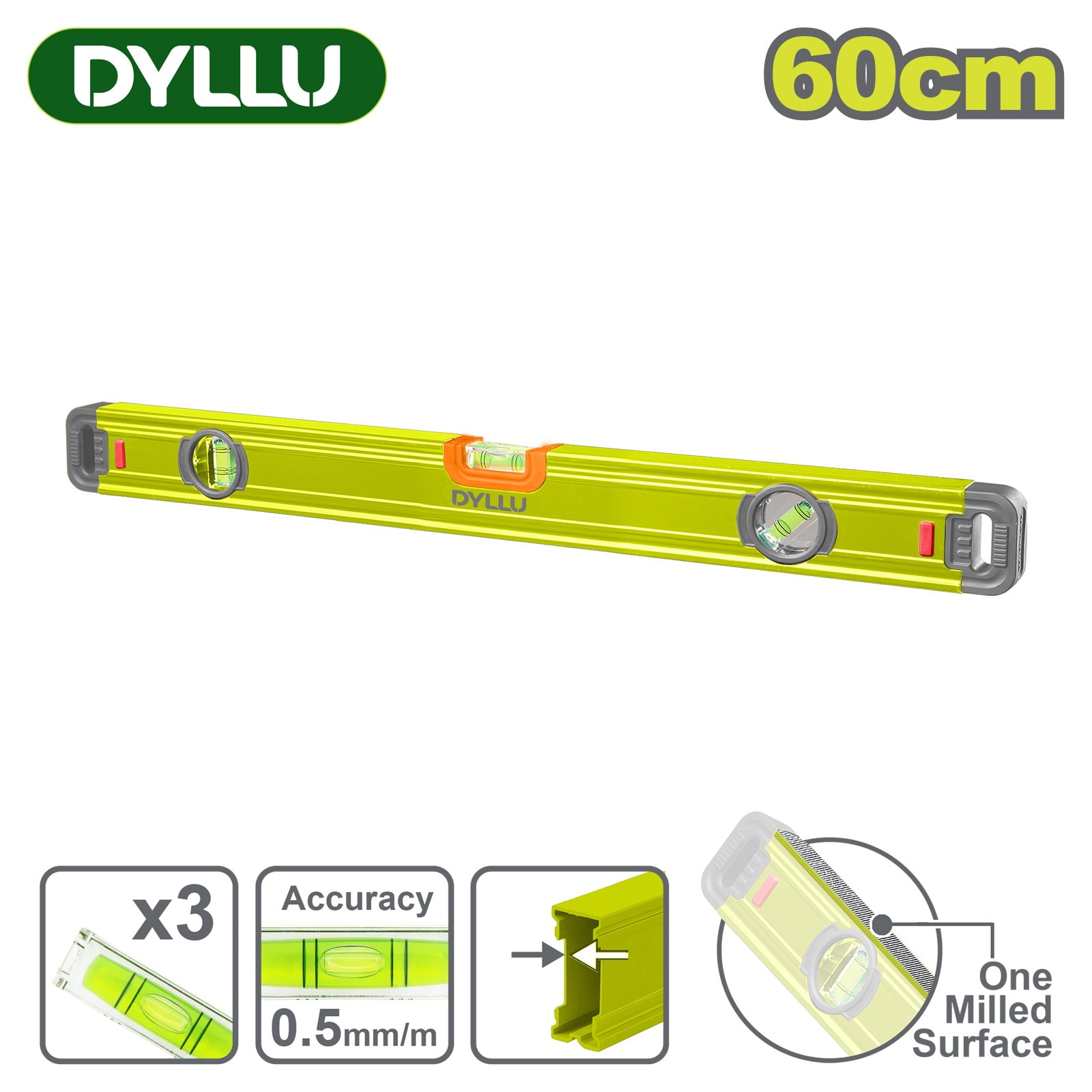 Уровень 60 см DYLLU DTSL8G60