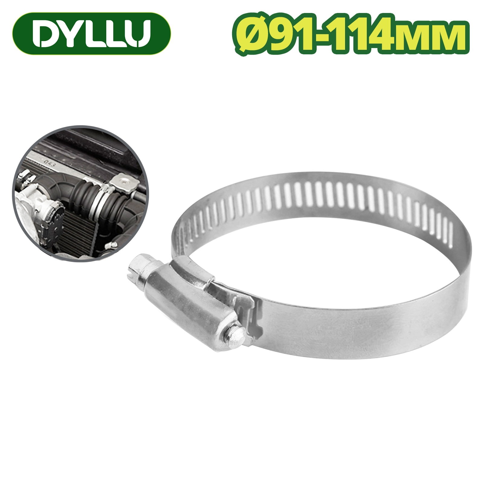 Хомут червячный 91-114 мм DYLLU DTHU2916 (5 шт.)