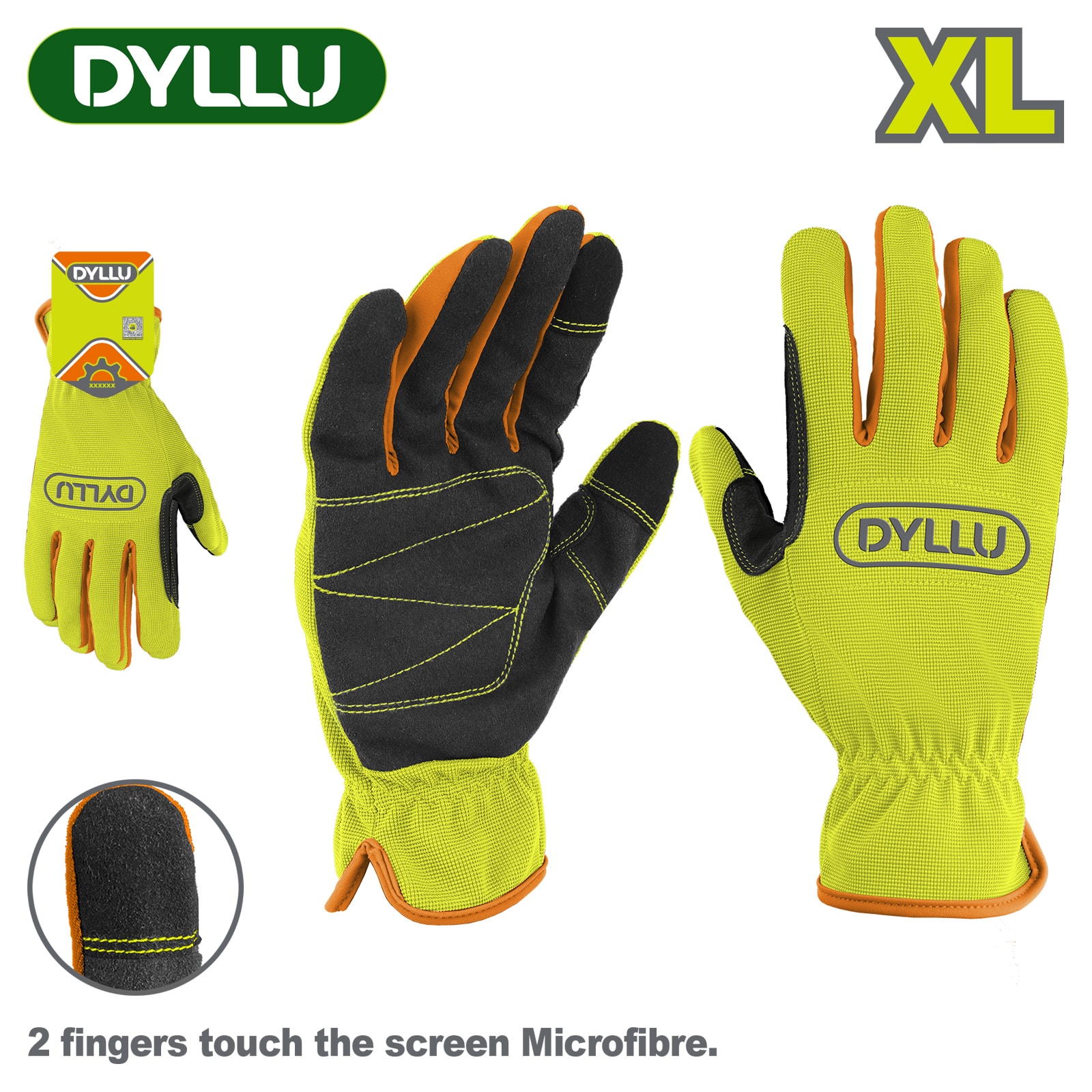Перчатки рабочие XL DYLLU DTMG1E02