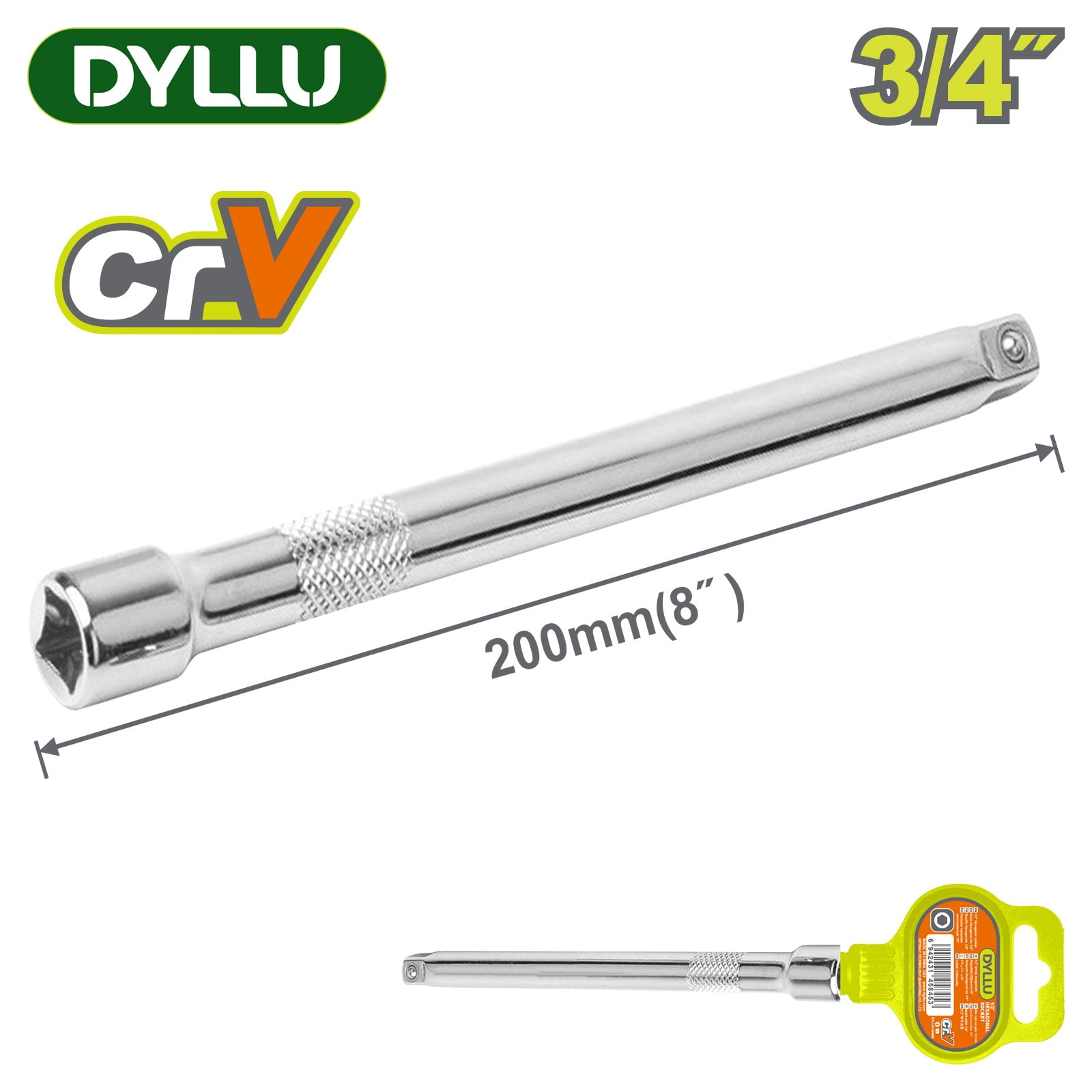 Удлинитель 3/4 " 200 мм DYLLU DTSC4208