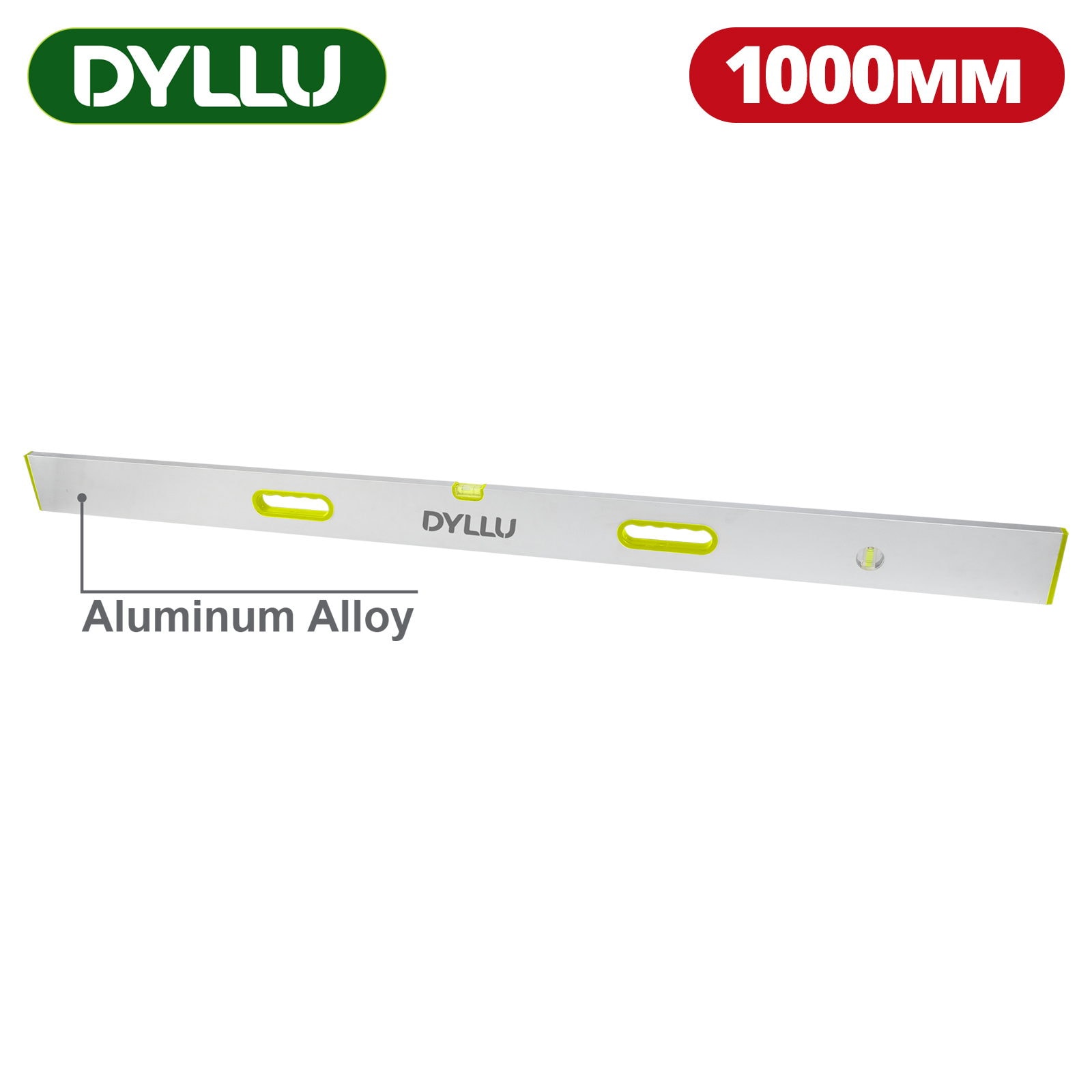 Правило алюминиевое с уровнем 1000мм DYLLU DTSL6G100