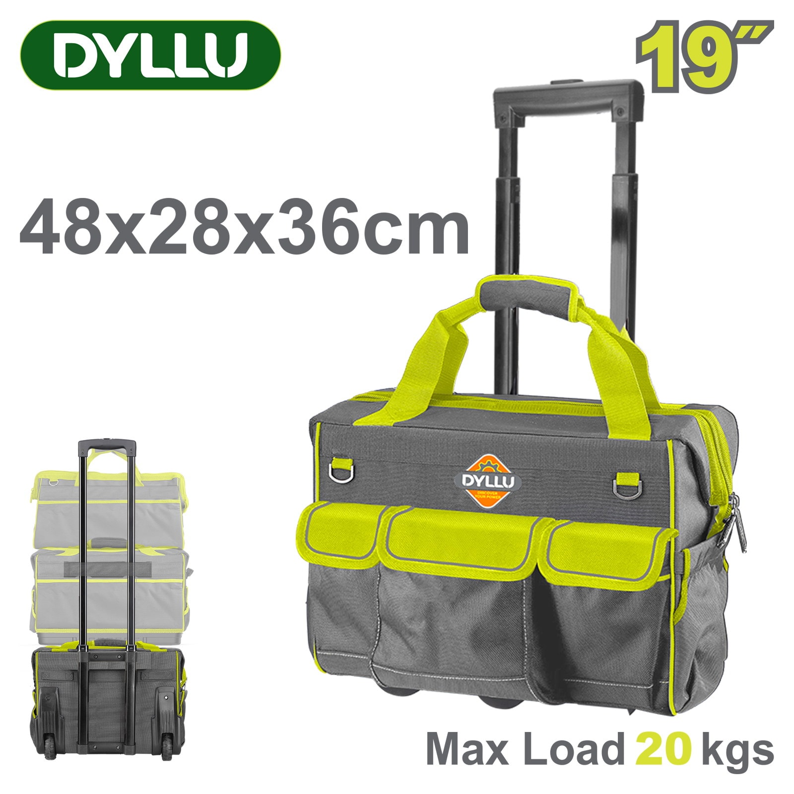 Сумка для инструментов на колесах 19 " DYLLU DTTGR102