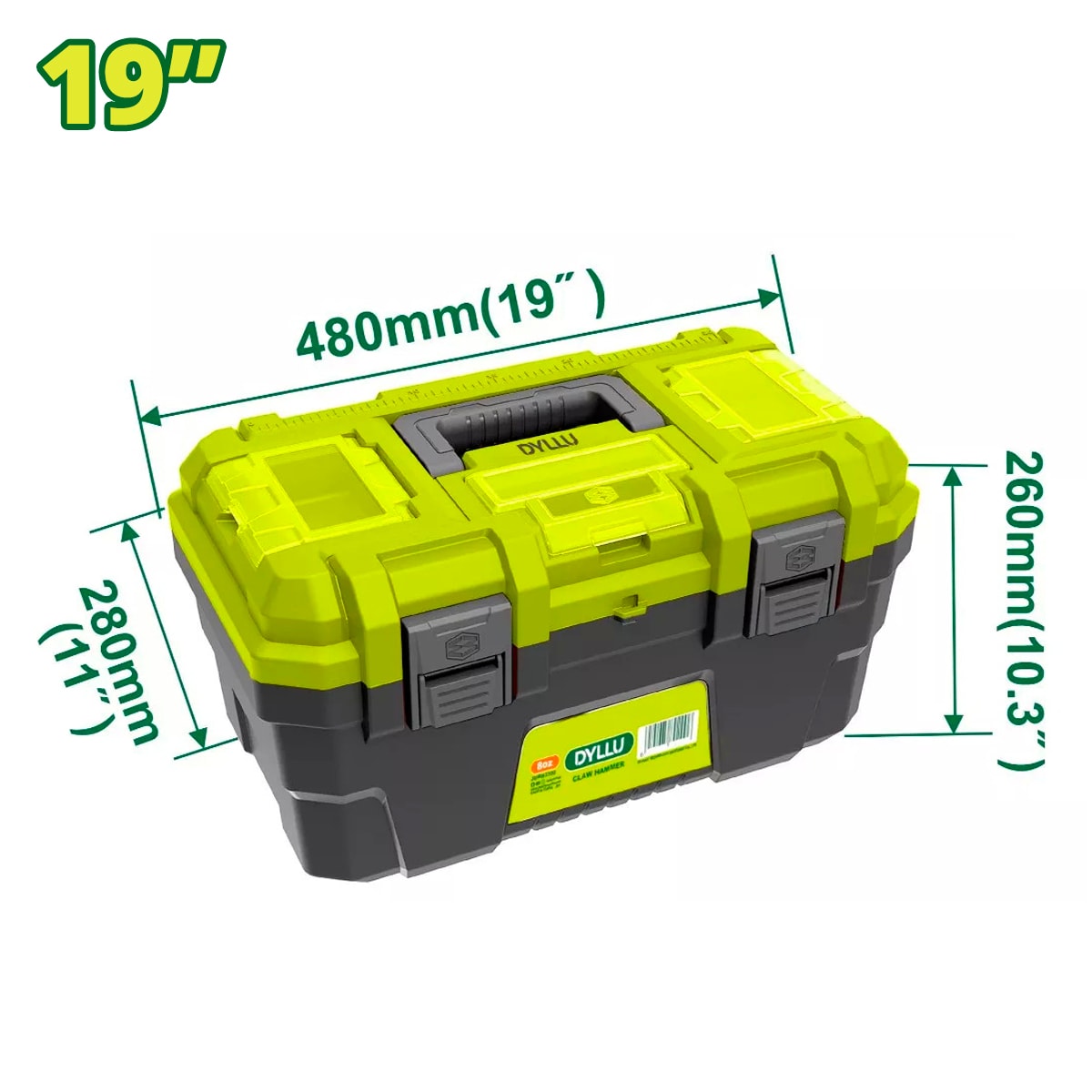 Ящик для инструмента и оснастки 19 " DYLLU DTTB1319