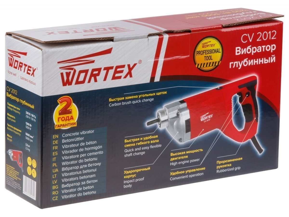 Вибратор глубинный WORTEX CV 2012, фото 10