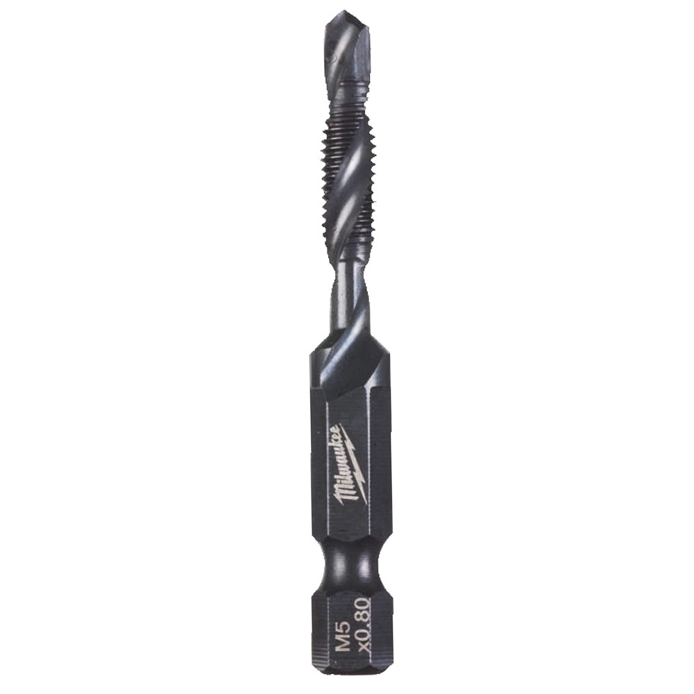 Метчик-сверло по металлу M5x57 мм HSS-G HEX Milwaukee (4932498263), фото 2