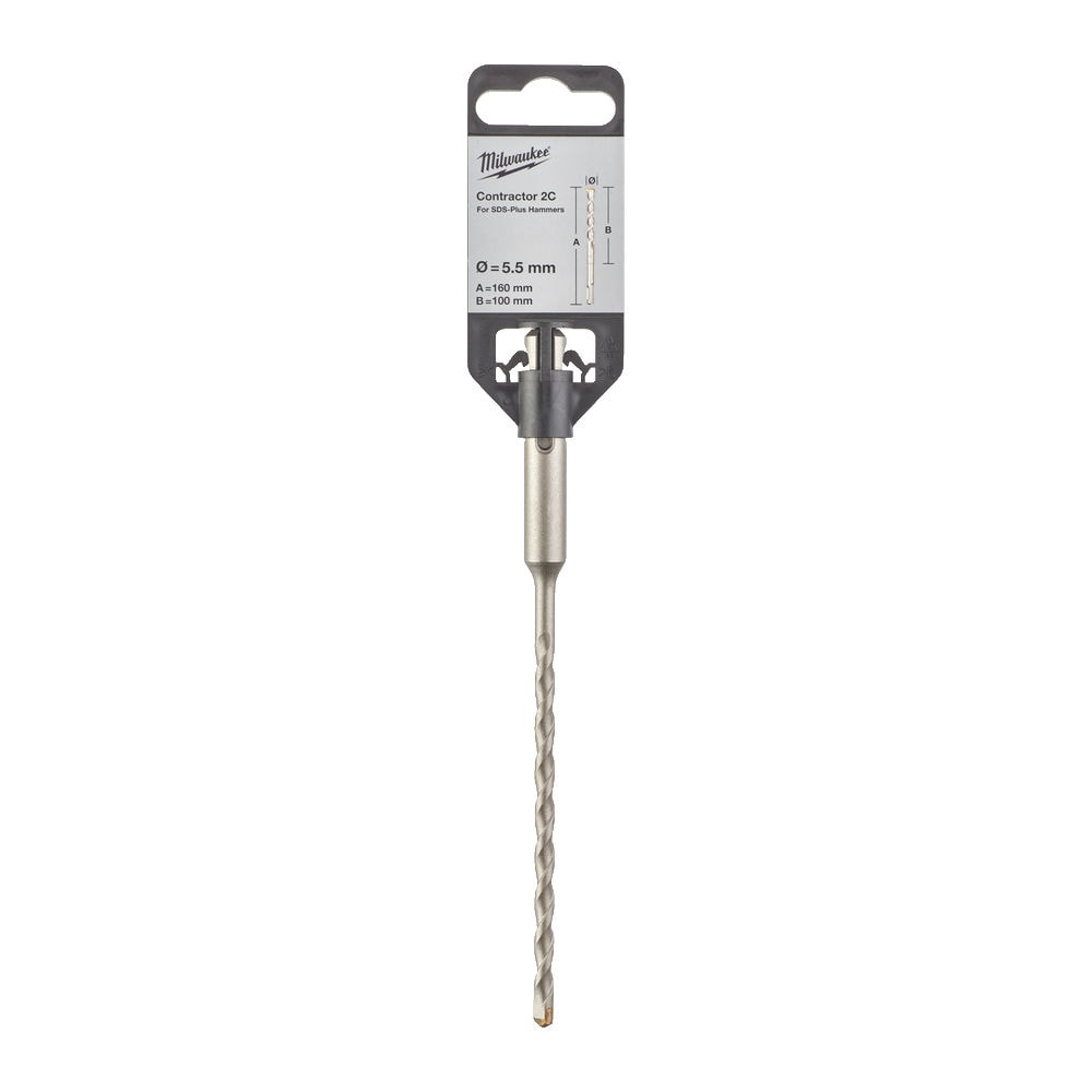 Бур по бетону SDS-Plus Contractor 2C 5,5х100х160 мм Milwaukee (4932471216)