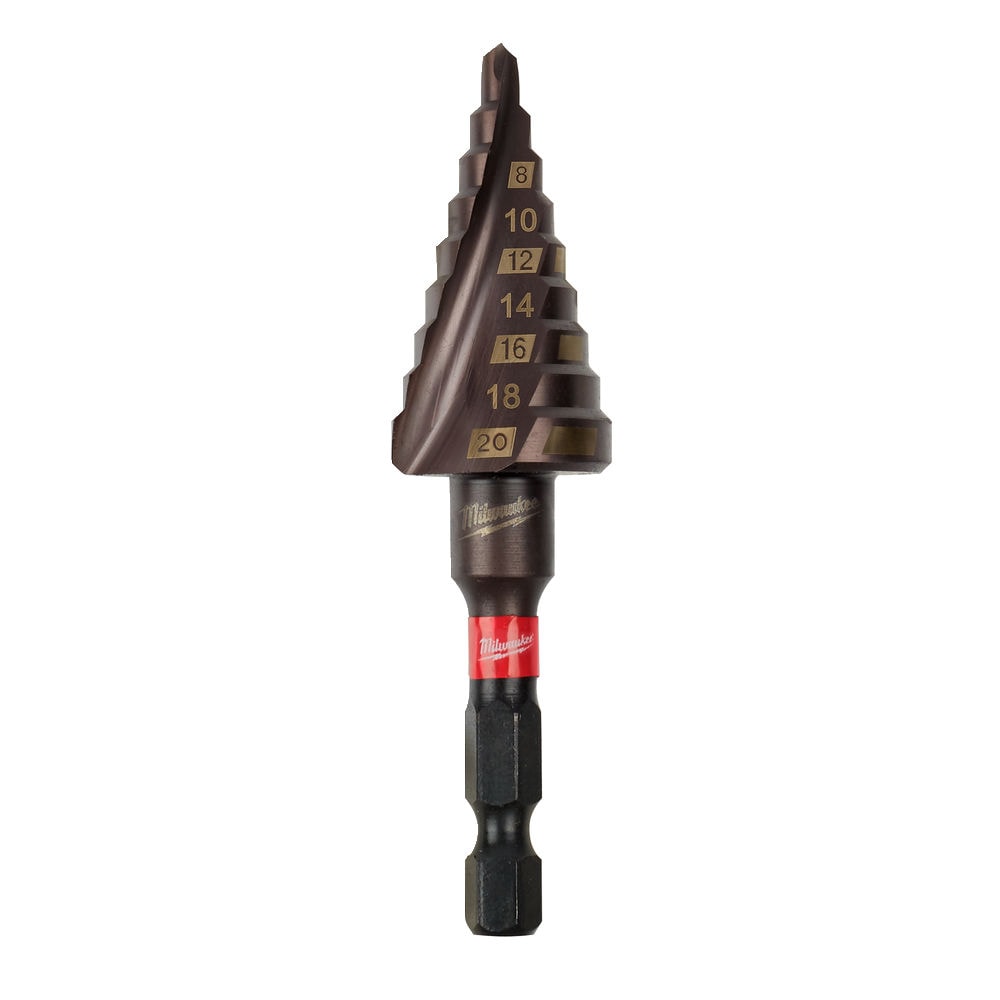 Ступенчатое сверло 4-20 мм SHOCKWAVE Impact Duty Milwaukee (48899263), фото 2
