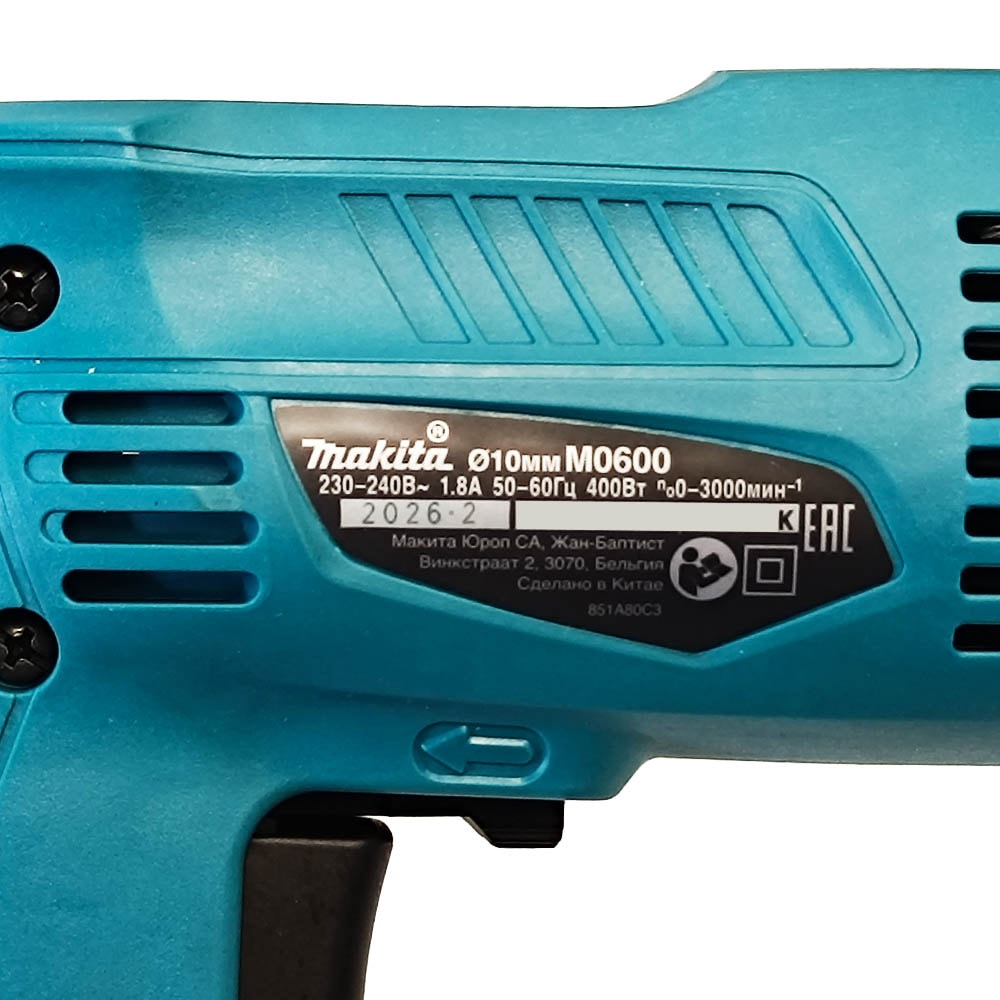 Дрель безударная M0600B (400 Вт / ЗВП_0,8-10 мм / Коробка), MAKITA, фото 8