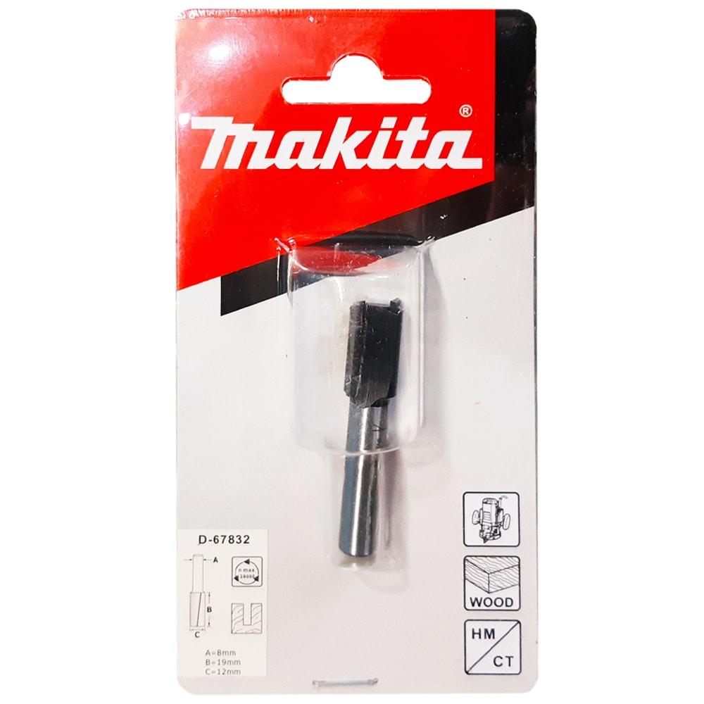 Фреза__Пазовая 12x19х49 / хв 8 мм, MAKITA