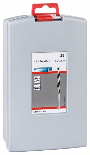 Набор Сверла по металлу HSS PointTeQ 1-13 мм (25 шт / ProBox), BOSCH, фото 3
