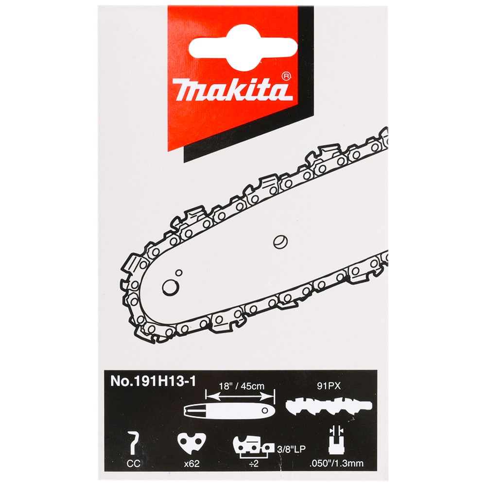 Цепь 45 см (3/8" / 1,3 мм / 62 зв), MAKITA