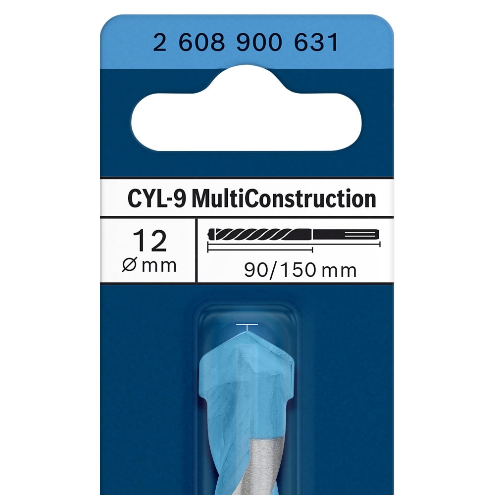 Сверло универсальное Expert CYL-9 MultiConstruction 12,0х90х150 мм, BOSCH, фото 2