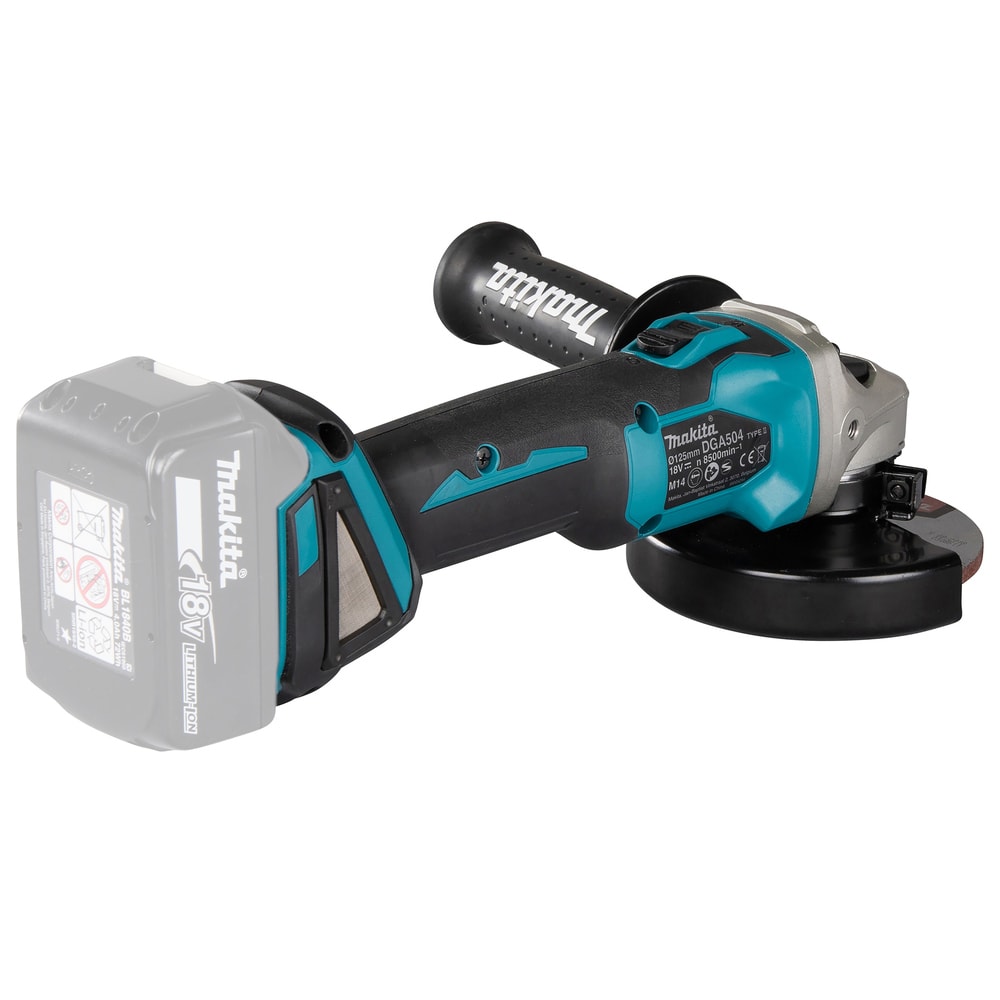 Угловая шлифмашина аккумуляторная DGA504RT (DGA 504 RT) MAKITA, фото 6