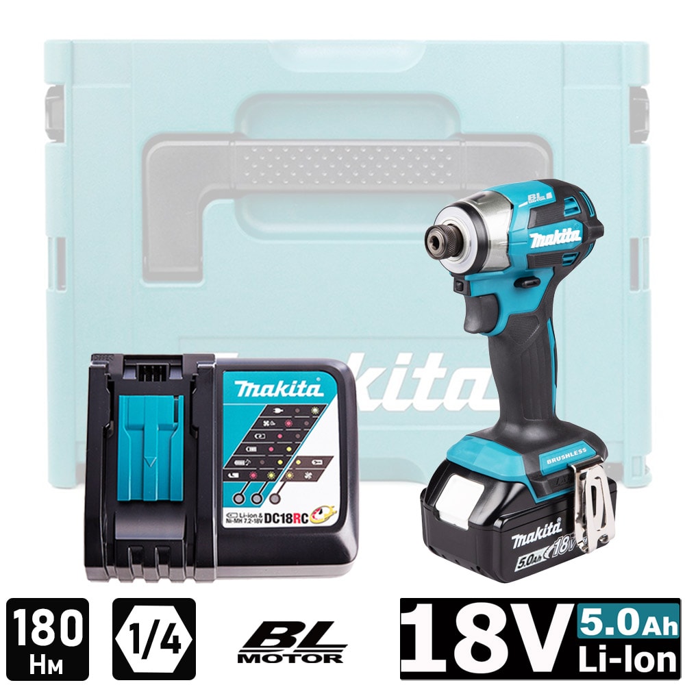 Шуруповерт ударный аккумуляторный DTD173RT1J (DTD 173 RT1J) MAKITA