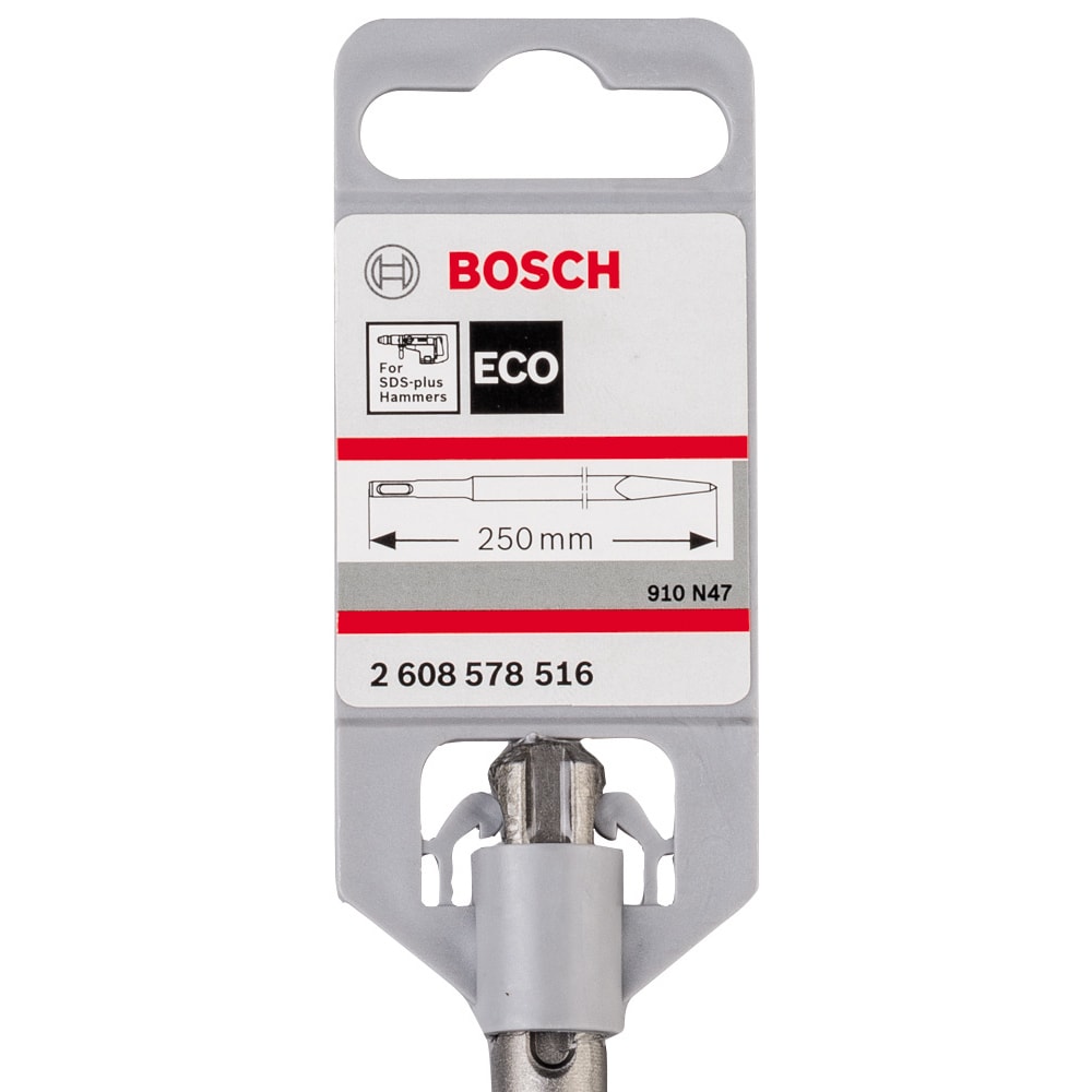 Зубило пикообразное SDS-plus 250 мм ECO BOSCH (2608578516), фото 2