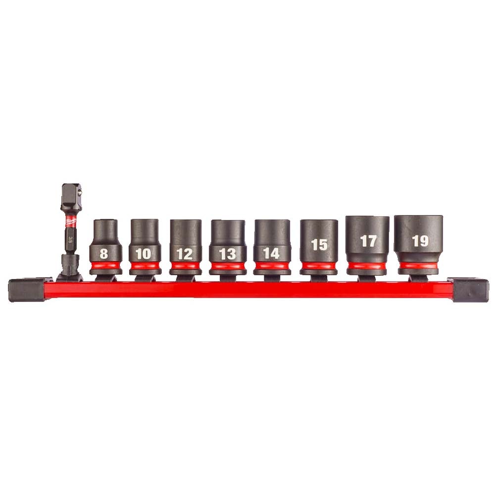 Набор торцовых ударных головок 8-19 мм (3/8" / 8 шт) GEN II Shockwave Impact Duty Milwaukee (4932480454), фото 2