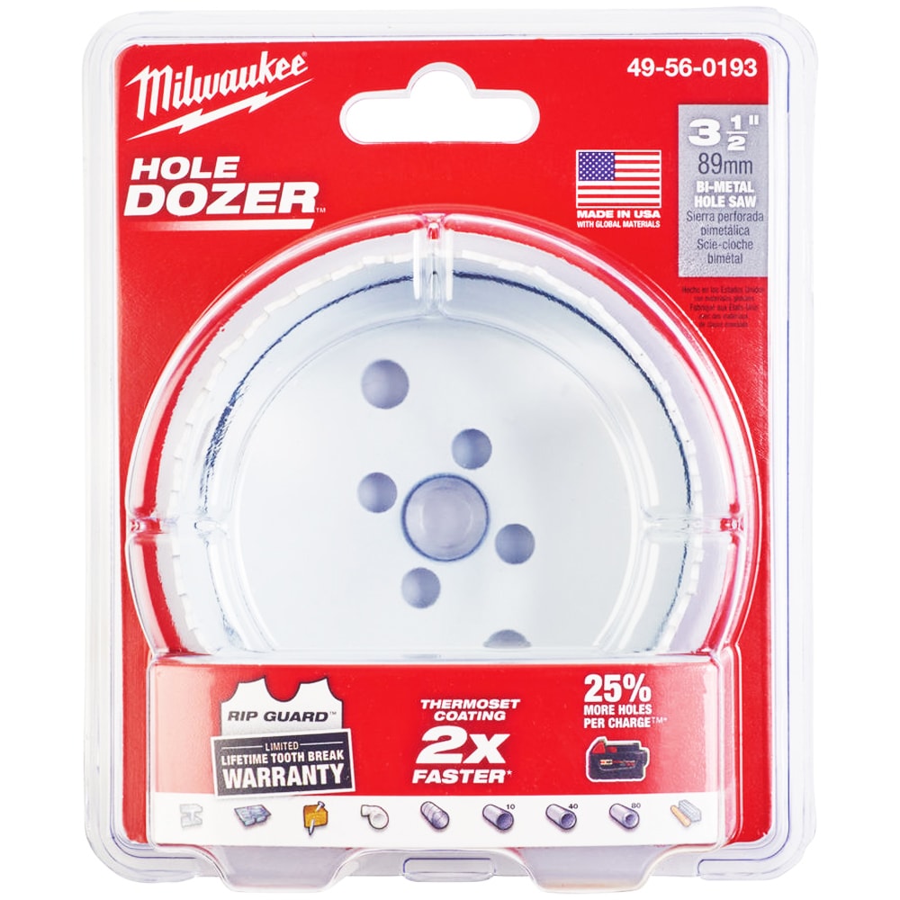 Коронка по дереву 89 мм Hole Dozer Holesaw Milwaukee (49560193)