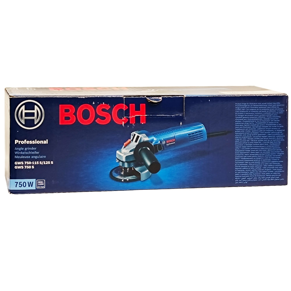 Углошлифмашина GWS 750 S (Коробка), BOSCH, фото 2