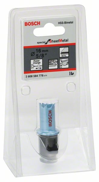 Коронка SheetMetal 16 мм, BOSCH