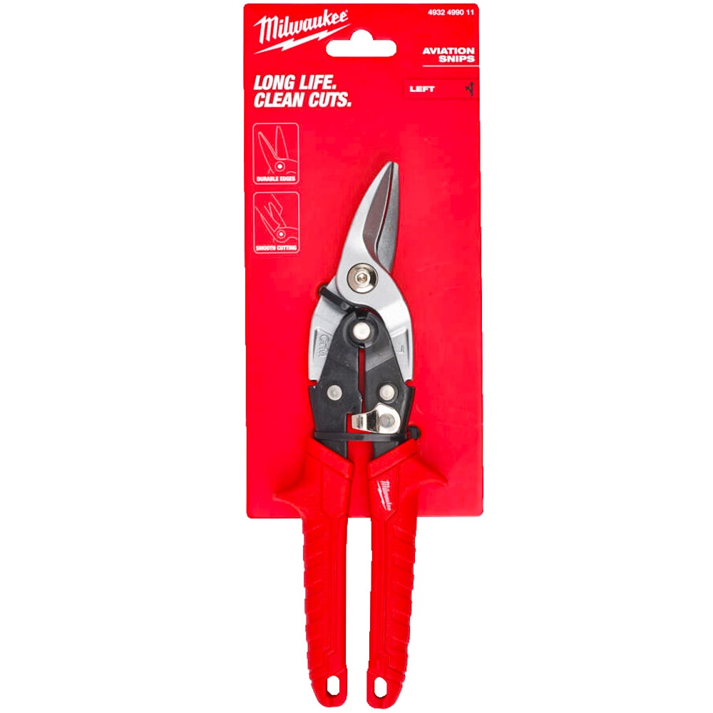 Ножницы по металлу изогнутые 260 мм (левый рез 45°) GEN II Milwaukee (4932499011)