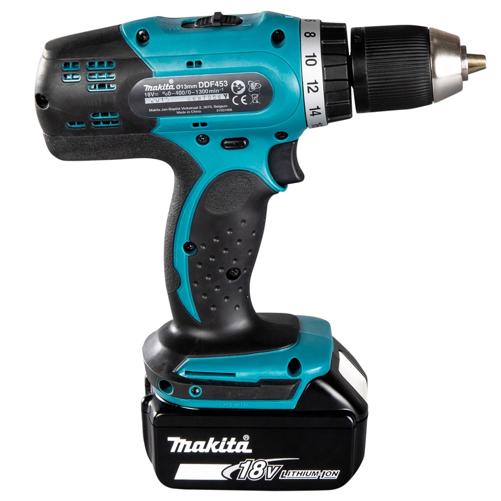 Дрель-шуруповерт аккумуляторная DDF453RFE (DDF 453 RFE) MAKITA, фото 10