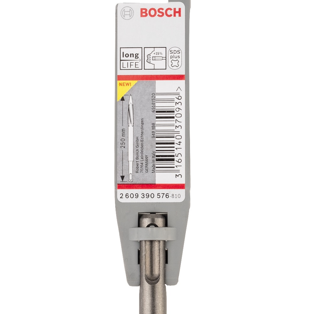 Зубило пикообразное SDS-plus 250 мм Long Life BOSCH (2609390576), фото 2