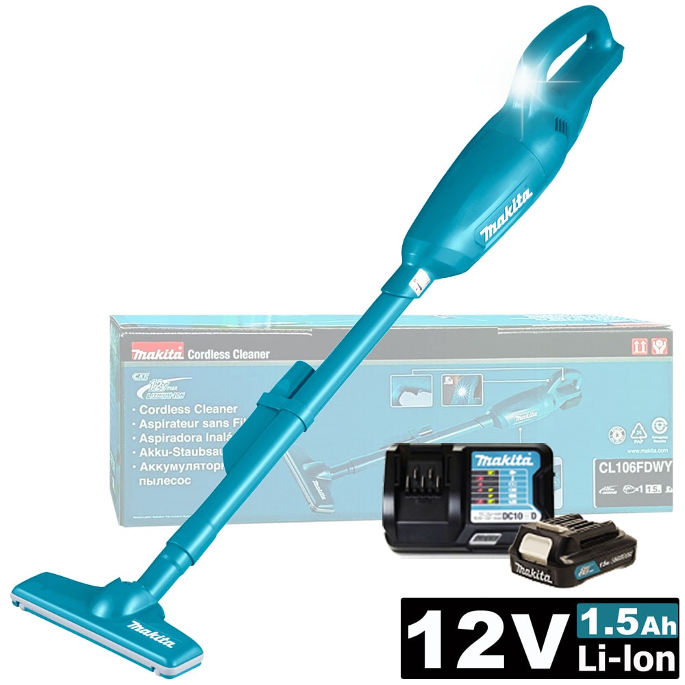 Пылесос строительный CL106FDWY (CL 106 FDWY) аккумуляторный MAKITA