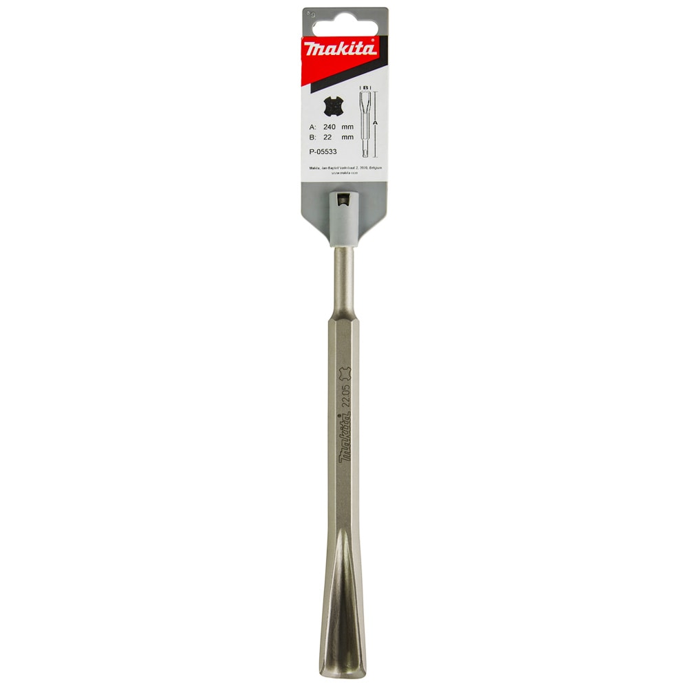 Зубило SDS-plus_Канальное 250х22 мм (1 шт), MAKITA