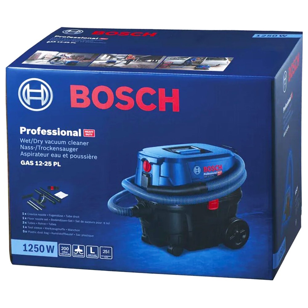 Пылесос строительный GAS 12-25 PL, BOSCH, фото 2