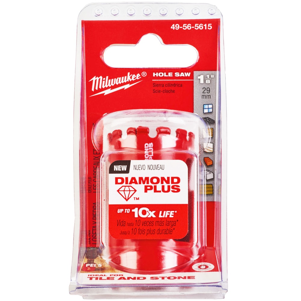 Алмазная коронка D29 мм Diamond Plus Milwaukee (49565615)