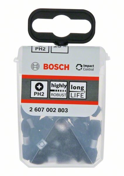 Бита Impact Control PH2 25 мм (25 шт), BOSCH