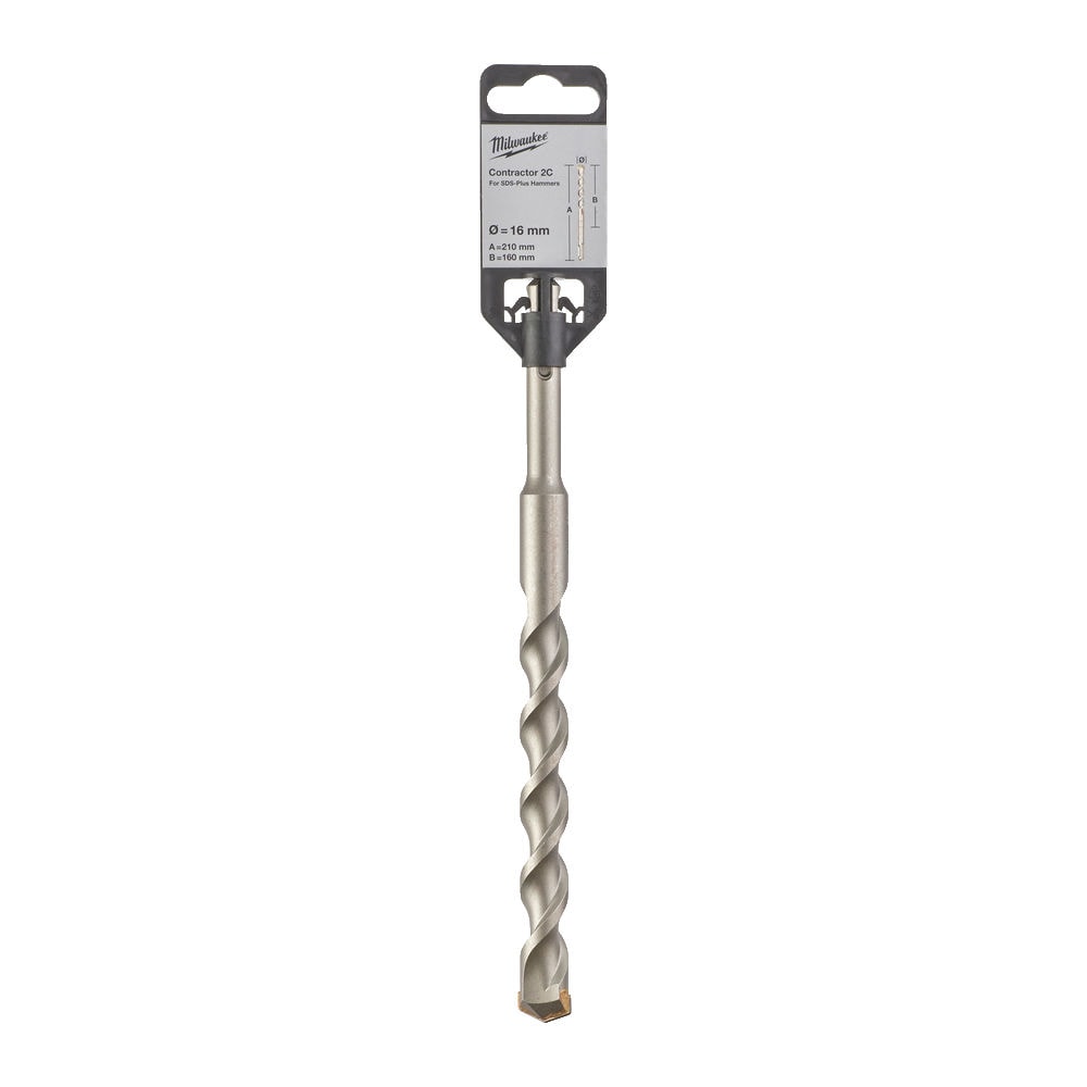 Бур по бетону SDS-Plus Contractor 2C 16х150х210 мм Milwaukee (4932471241)