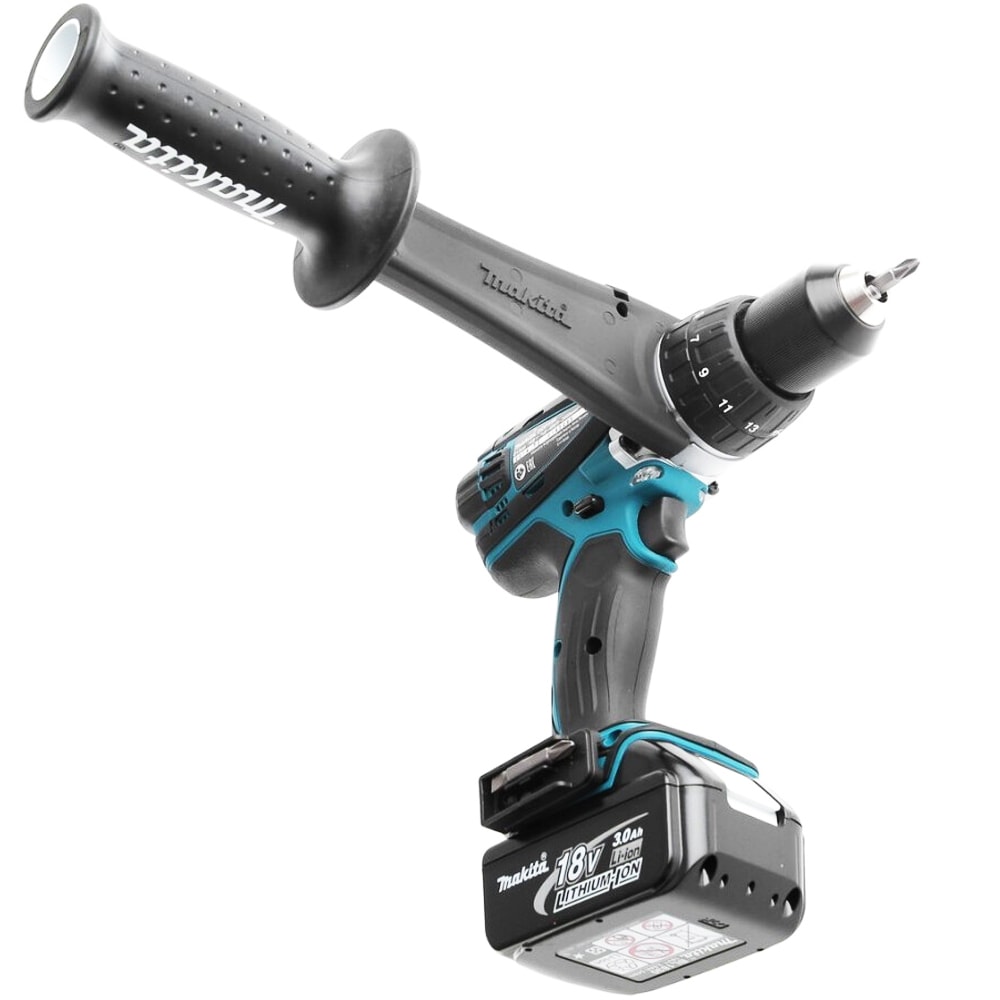 Дрель-шуруповерт аккумуляторная DDF458RFE (DDF 458 RFE) MAKITA, фото 4