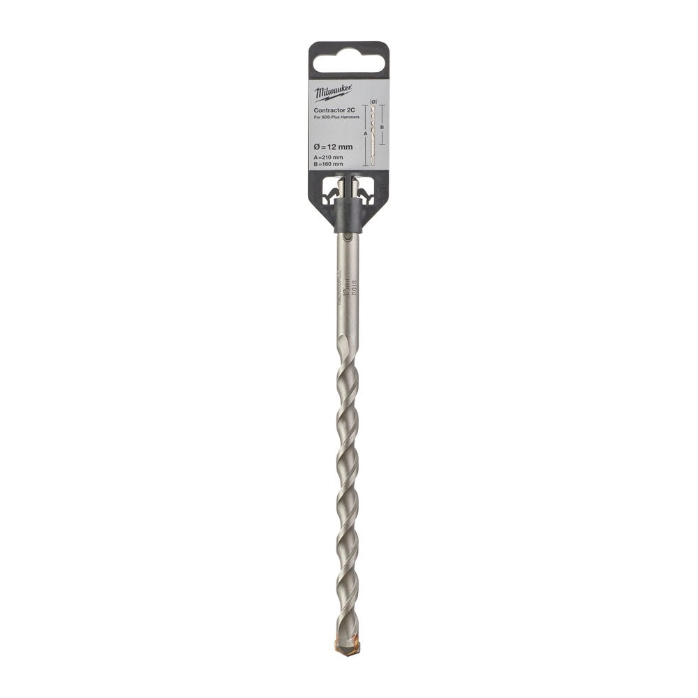 Бур по бетону SDS-Plus Contractor 2C 12х150х210 мм Milwaukee (4932471237)