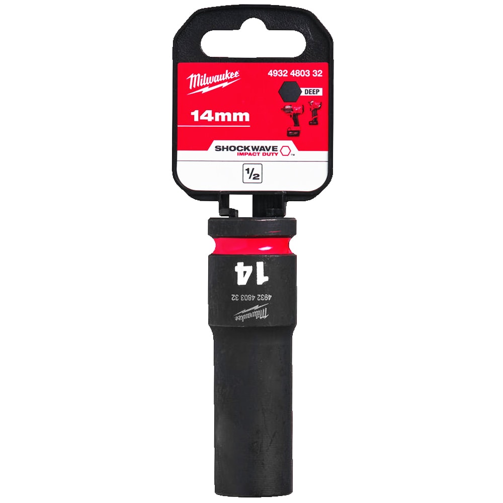 Ударная торцовая головка 14 мм (1/2") Shockwave Impact Duty Milwaukee (4932480332)