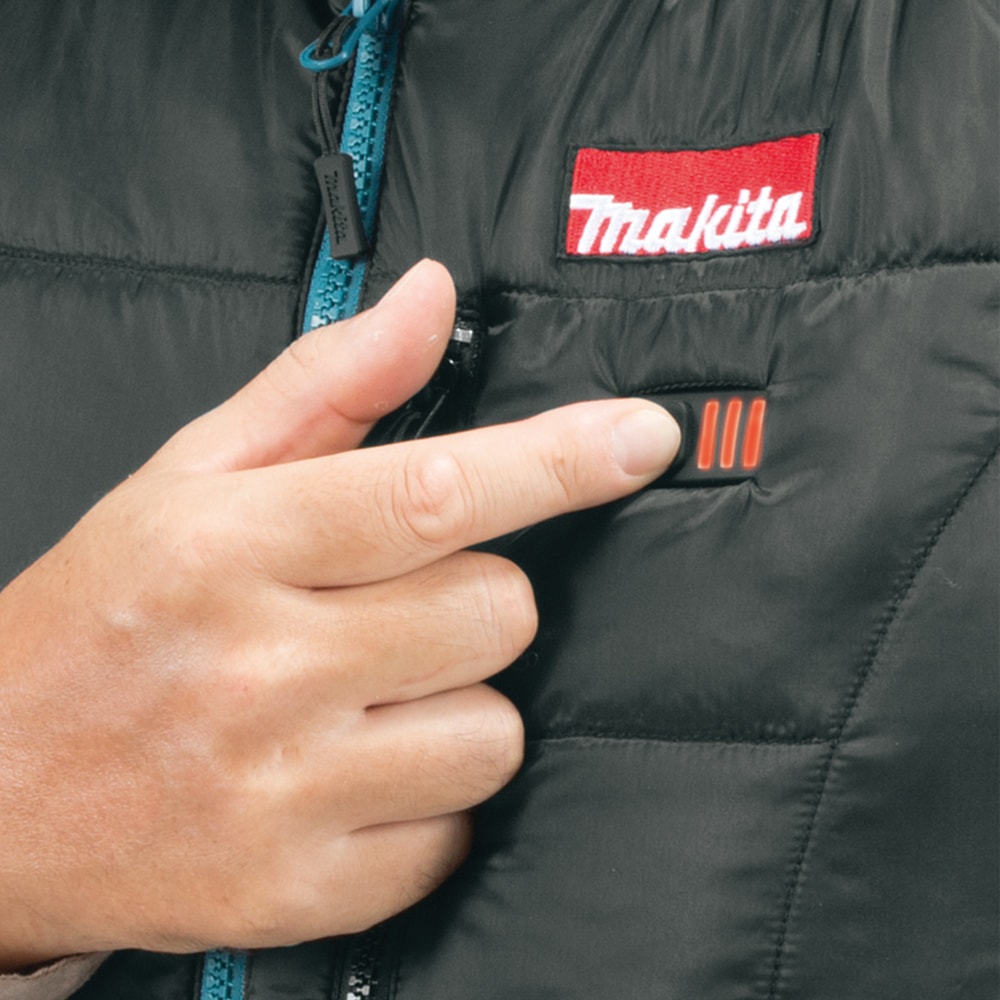 Жилет с подогревом CV101DZM (размер M) 12V, MAKITA, фото 4