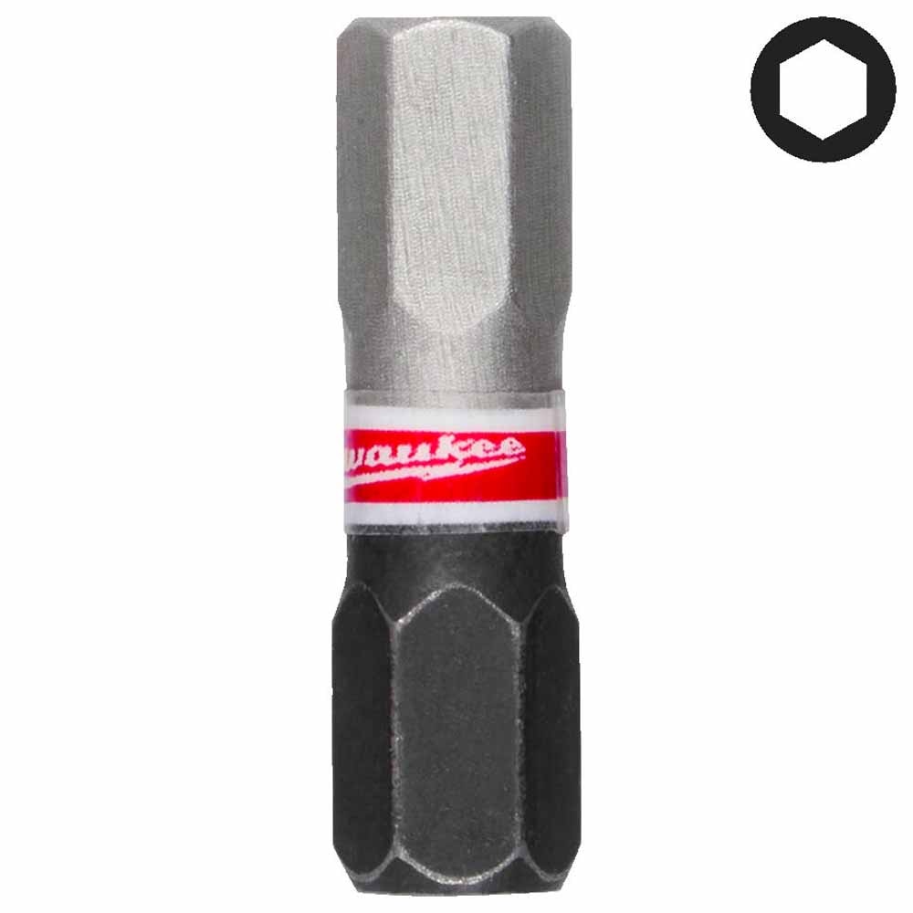 Бита ударная Shockwave Impact Duty HEX6.0 25 мм (3 шт) Milwaukee (4932500382), фото 2