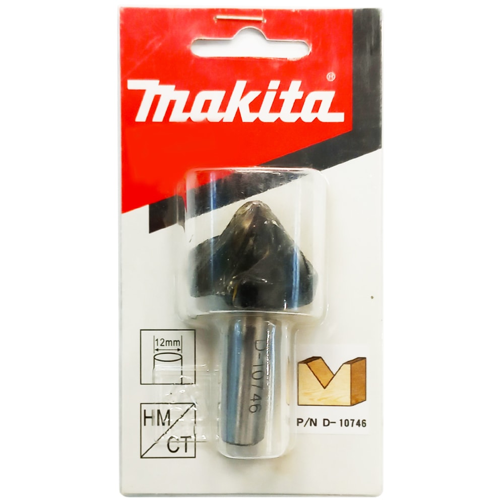 Фреза V-образная 90° 32x22x38 / хв 12 мм MAKITA (D-10746)