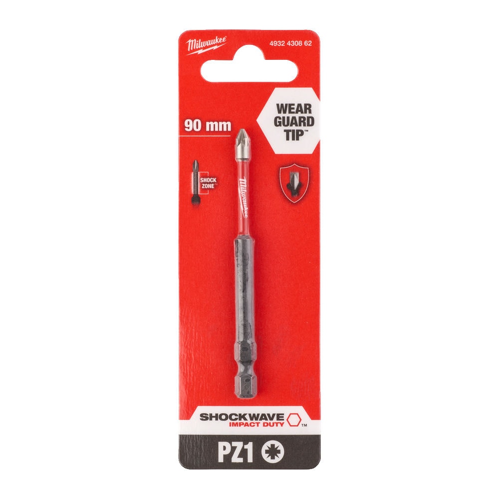 Бита Shockwave Impact Duty PZ1 90 мм (1 шт) Milwaukee (4932430862)