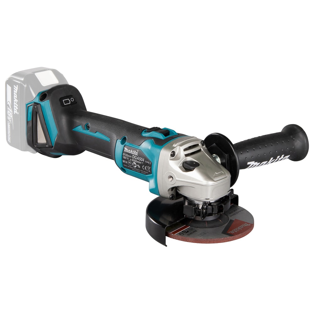 Угловая шлифмашина аккумуляторная DGA504RT (DGA 504 RT) MAKITA, фото 7