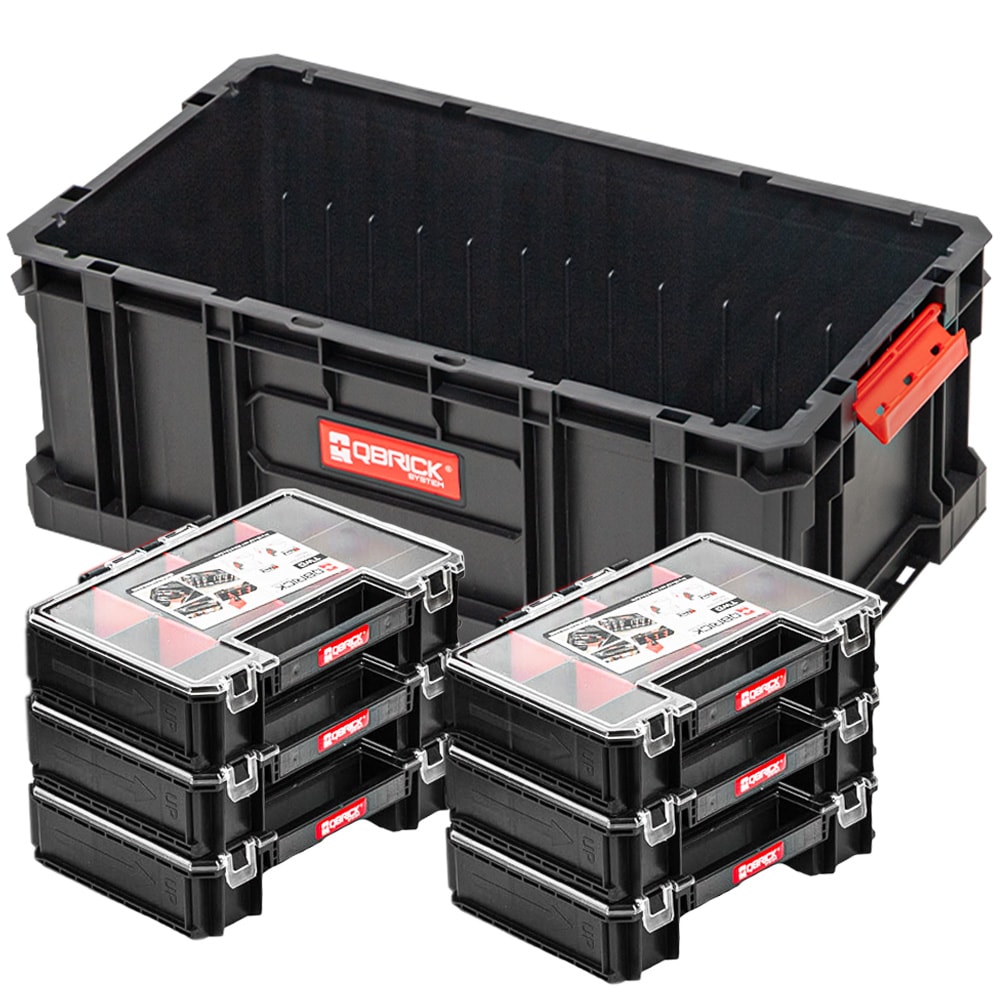 Набор ящиков для инструмента Qbrick System TWO Box 200 + TWO Organiser Multi (6 шт) (Z251613PG001)
