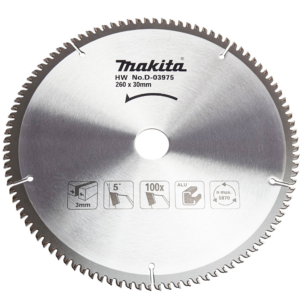 Диск пильный 260x3,0х30/15,88 мм Z100 Standard (алюминий), MAKITA, фото 2