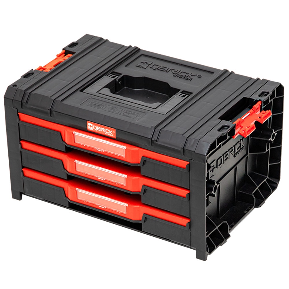 Ящик для инструмента с 3-мя выдвижными ящиками Qbrick System PRO Drawer 3 Toolbox 2.0 Basic (SKRQPROD3B2CZAPG001), фото 2