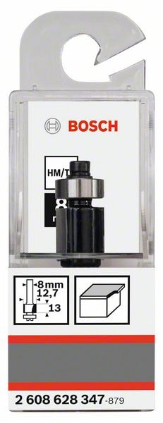 Фреза для выборки заподлицо D12.7x13x56 / хв 8 мм BOSCH (2608628347)
