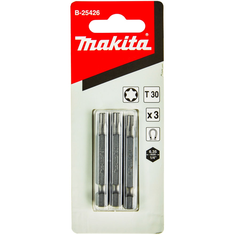 Бита T30 50 мм E-form (3 шт) MAKITA (B-25426)