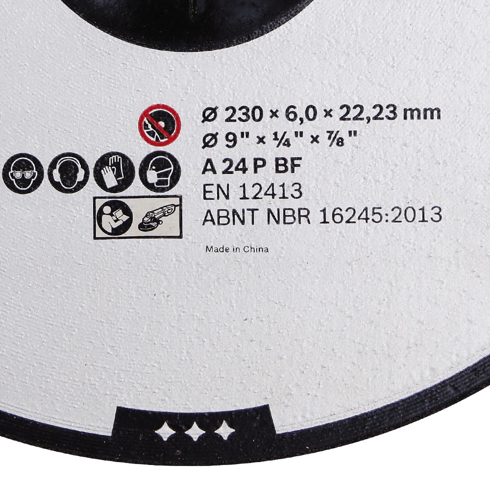 Обдирочный круг 230х6х22,23 мм Standard for Metal BOSCH (2608603184), фото 2