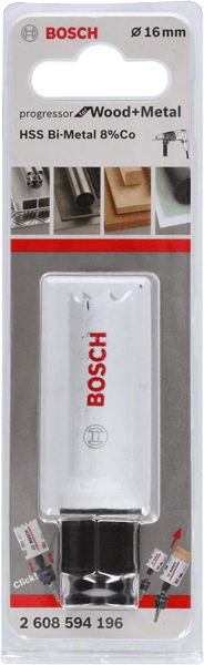 Коронка по дереву 16 мм Progressor for Wood and Metal BOSCH (2608594196)