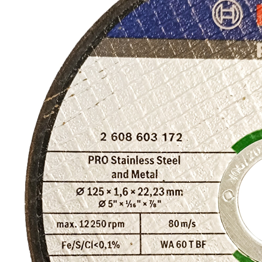 Круг отрезной 125х1,6х22,23 мм Standard for Inox, BOSCH, фото 2