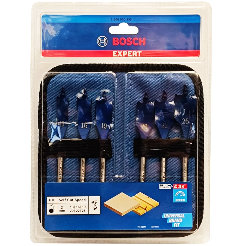 Набор_Сверла перовые Expert Self Cut Speed 13-25 мм (6 шт), BOSCH