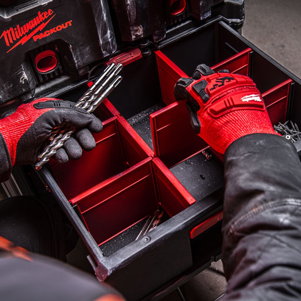 Кейс с 2-мя выдвижными отсеками PACKOUT DRAWER BOX Milwaukee (4932472129), фото 5